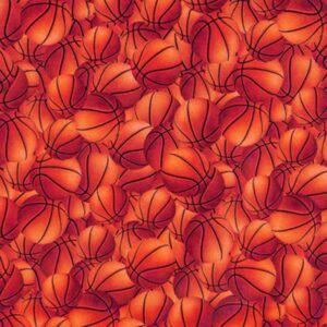 basketballs cluttered on top of eachother