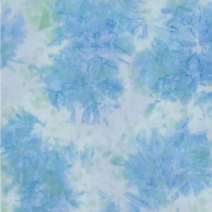 blue/white/lt green tie dye