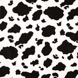 black cow cluster spots on a white background