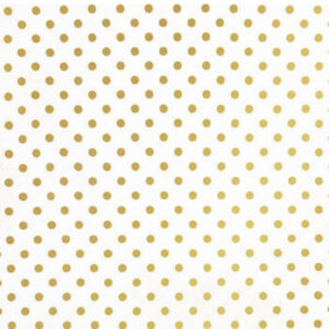 gold dots on a white background