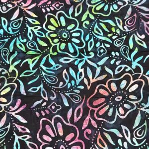 Multi blue batik